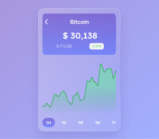 Overview of the Parven Gainport crypto trading platform with live data